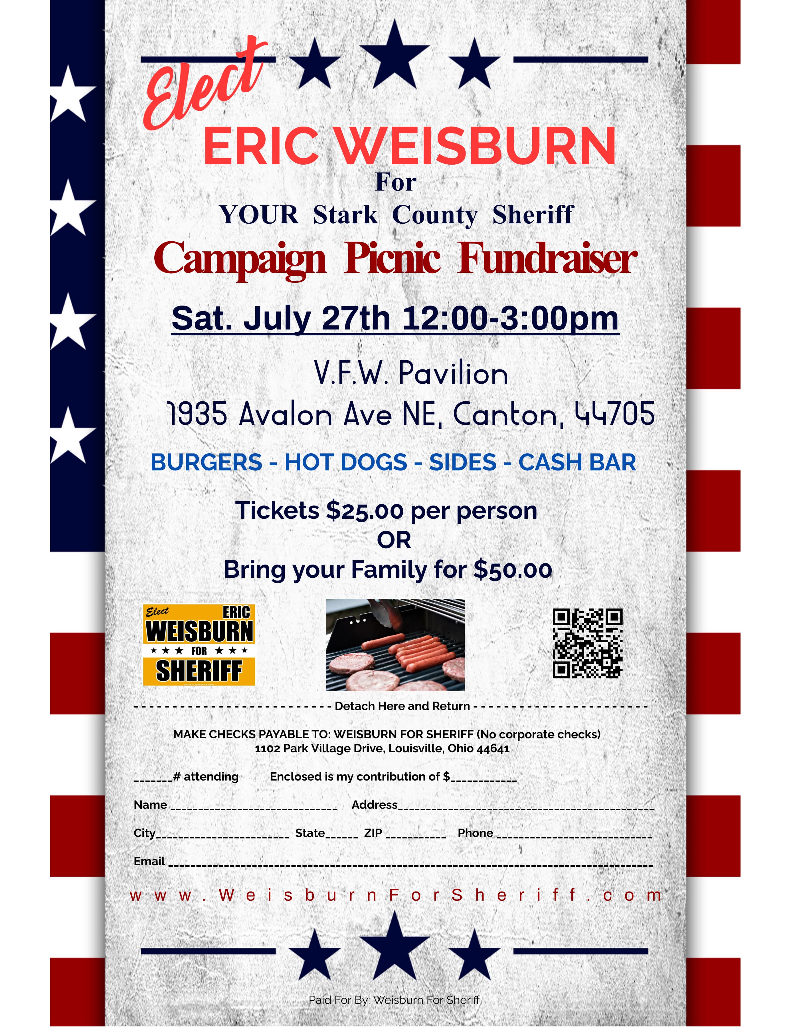 Weisburn for Sheriff Hero Image